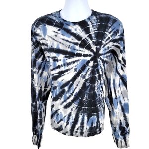 Reverse‎ Threads Men’s Long Sleeve Tie-Dye T-Shirt 100% Cotton Size XXL
